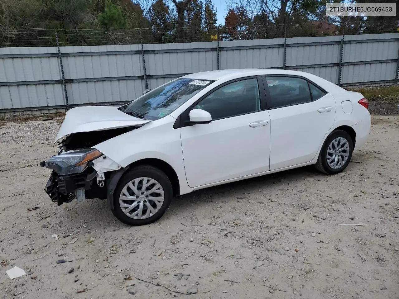 2T1BURHE5JC069453 2018 Toyota Corolla L