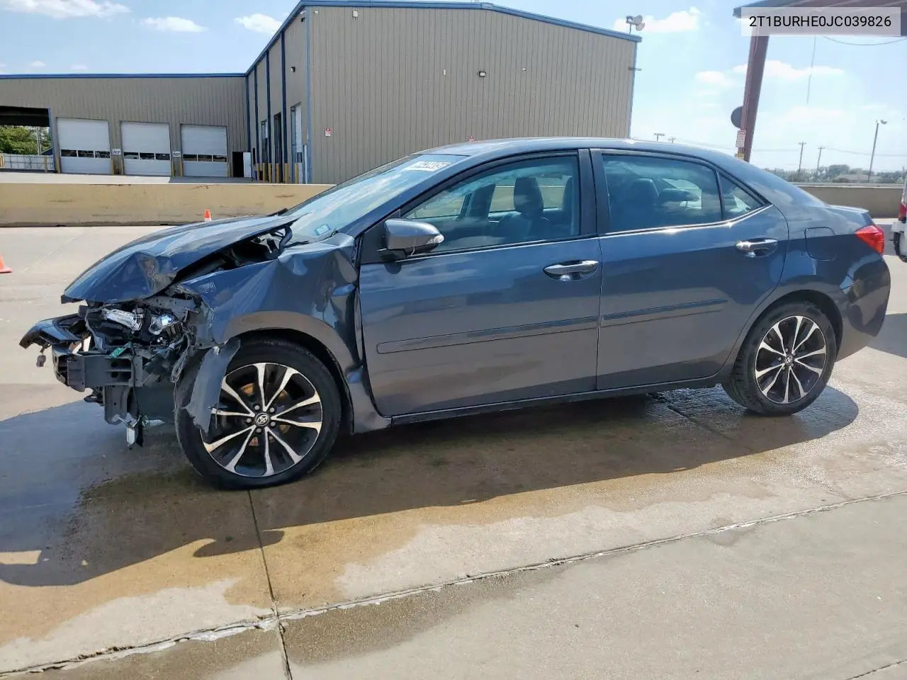 2T1BURHE0JC039826 2018 Toyota Corolla L