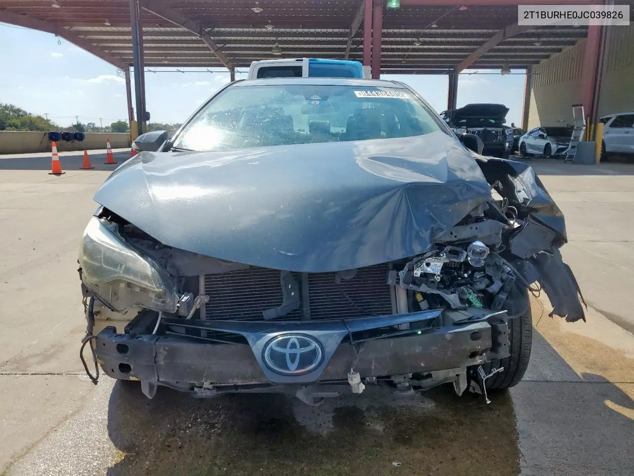 2T1BURHE0JC039826 2018 Toyota Corolla L