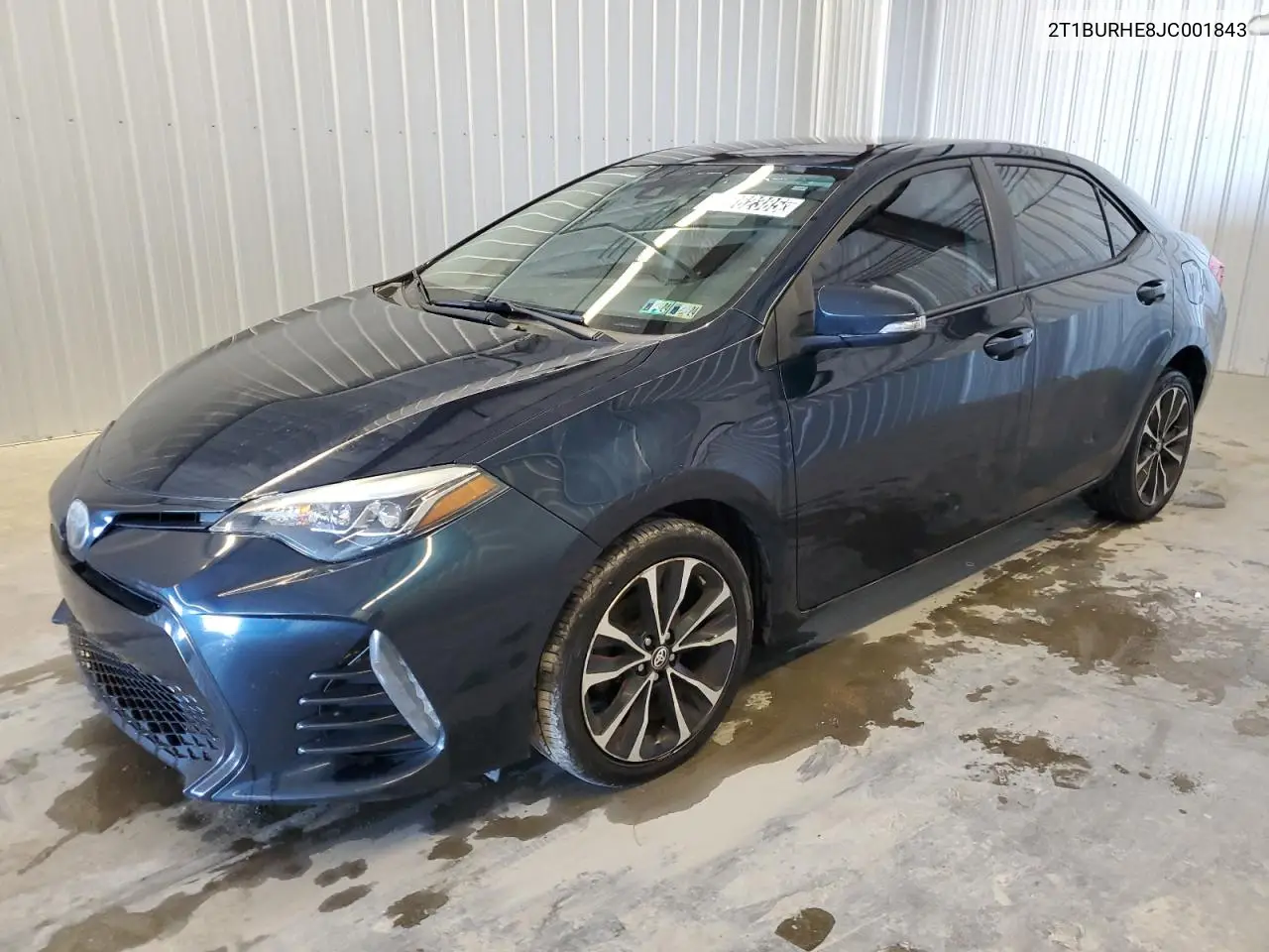 2T1BURHE8JC001843 2018 Toyota Corolla L