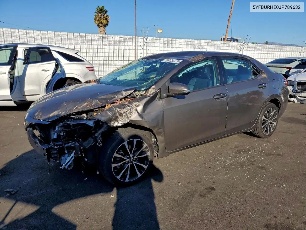 5YFBURHE0JP789632 2018 Toyota Corolla L
