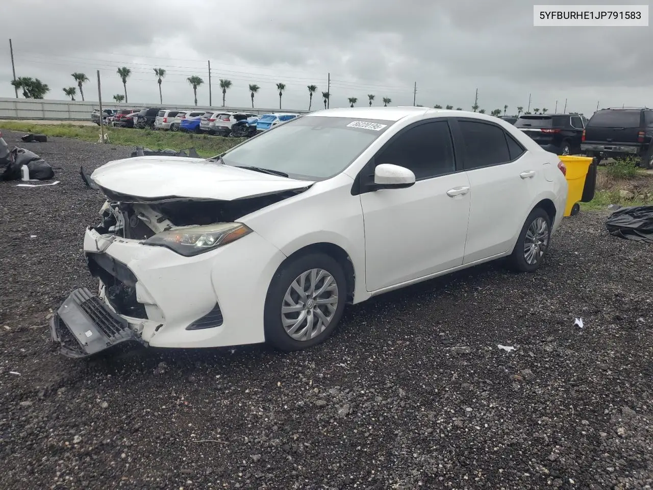 5YFBURHE1JP791583 2018 Toyota Corolla L