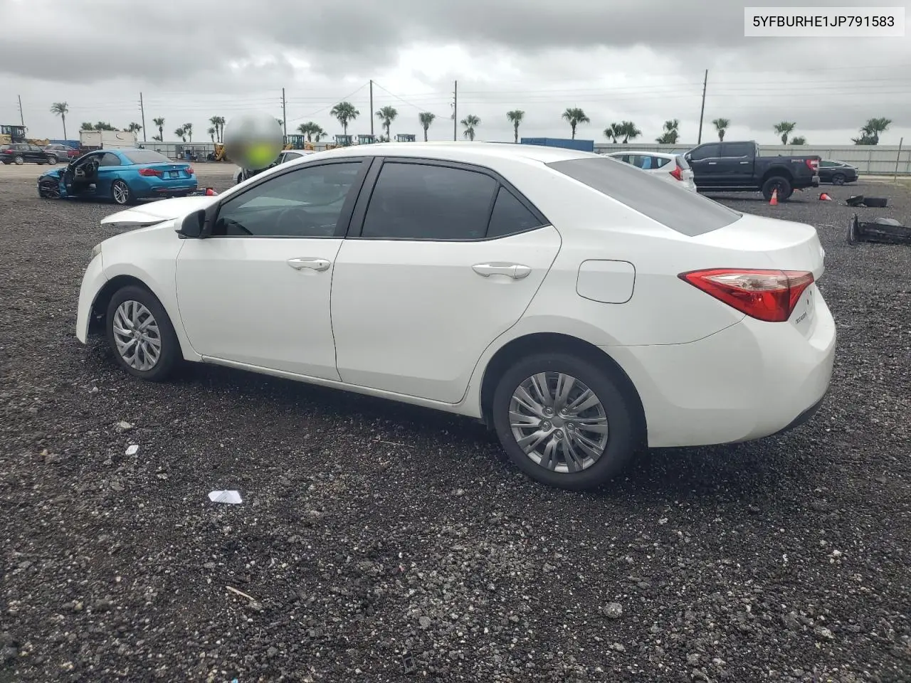 5YFBURHE1JP791583 2018 Toyota Corolla L