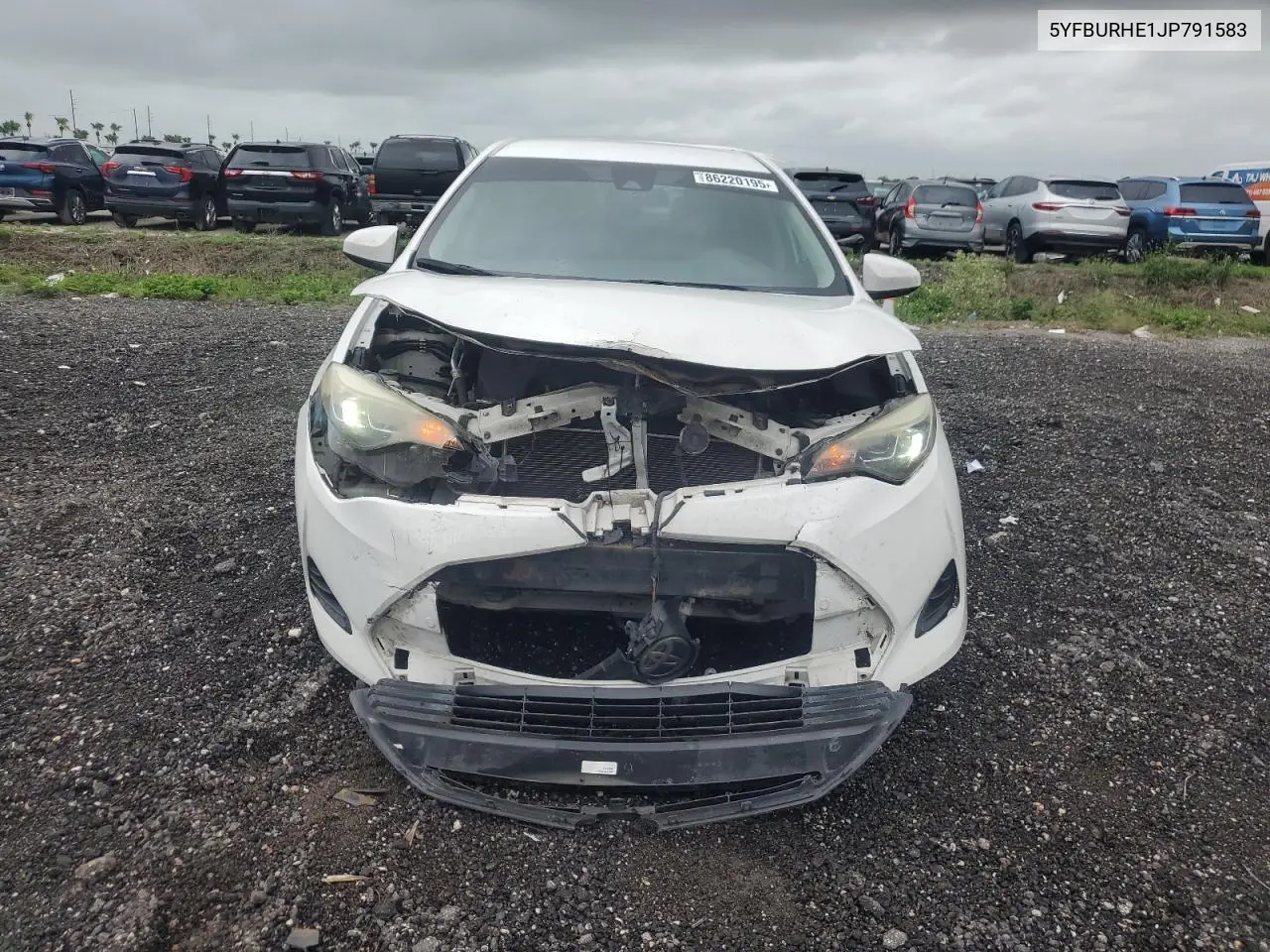 5YFBURHE1JP791583 2018 Toyota Corolla L