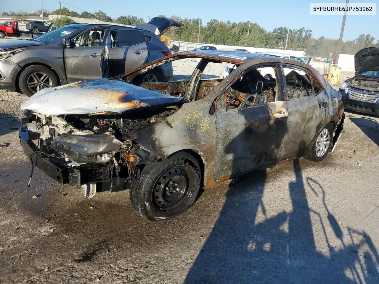 5YFBURHE6JP753962 2018 Toyota Corolla L