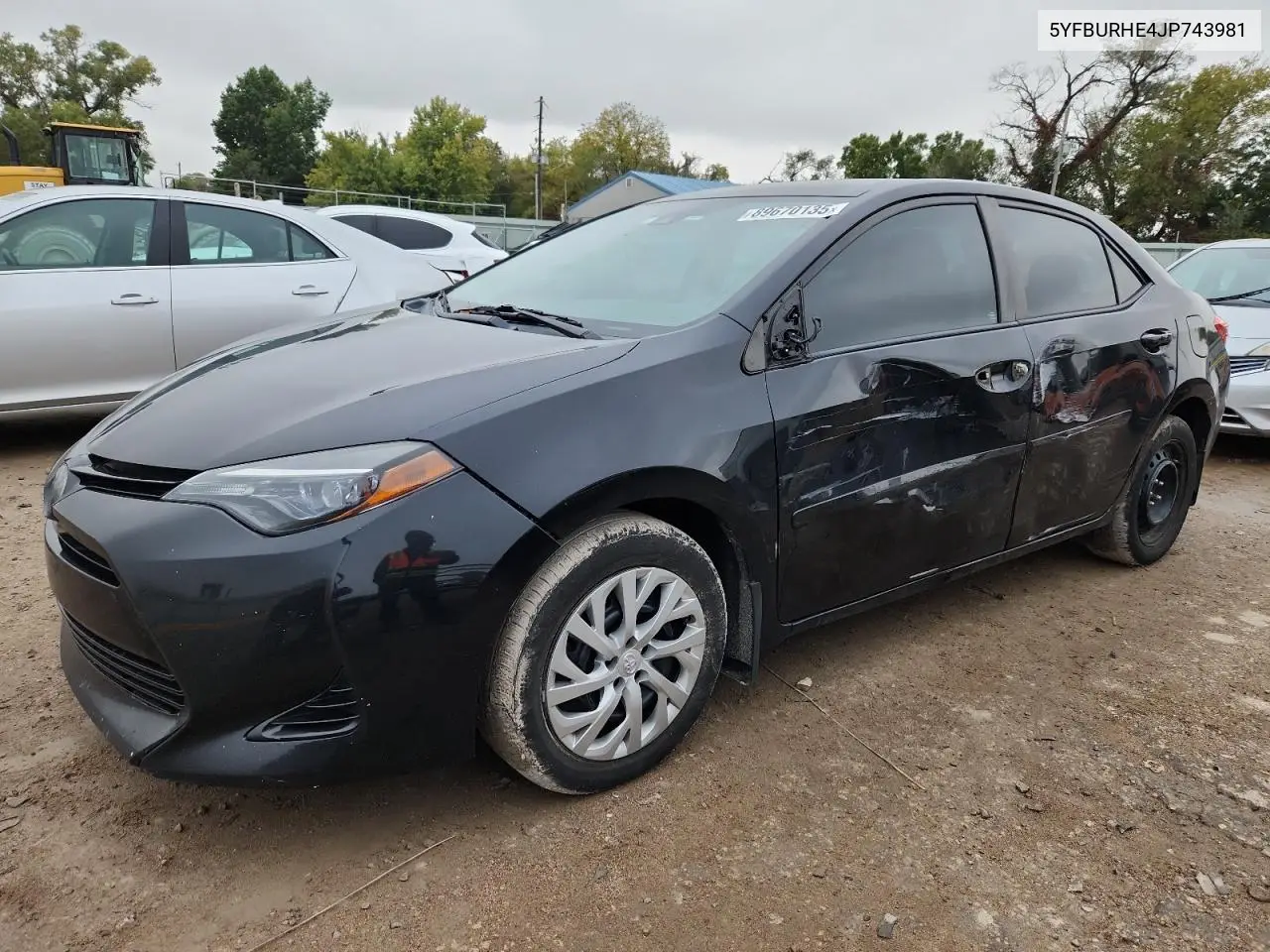 5YFBURHE4JP743981 2018 Toyota Corolla L