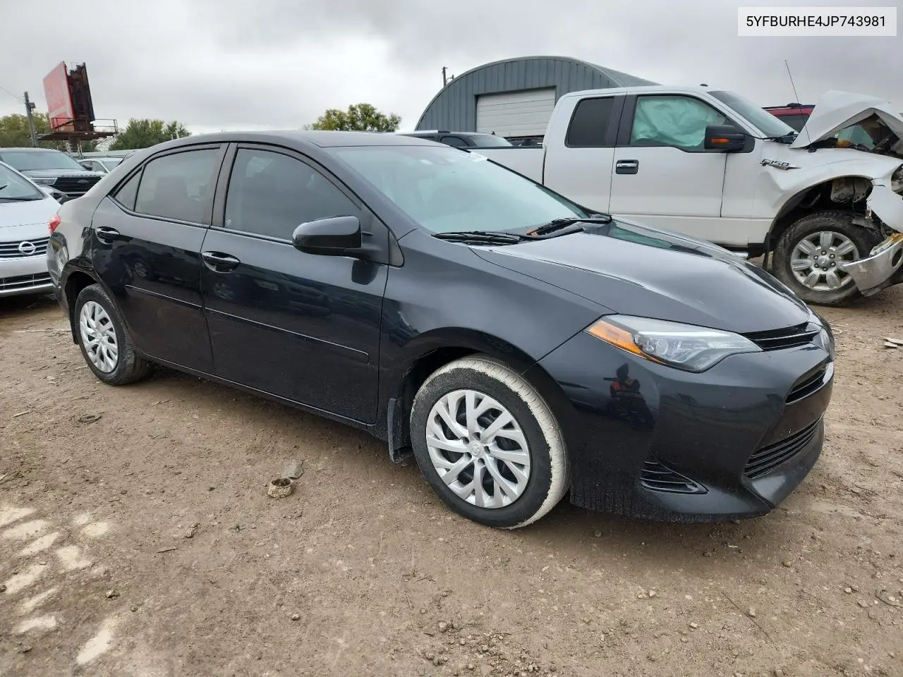 5YFBURHE4JP743981 2018 Toyota Corolla L