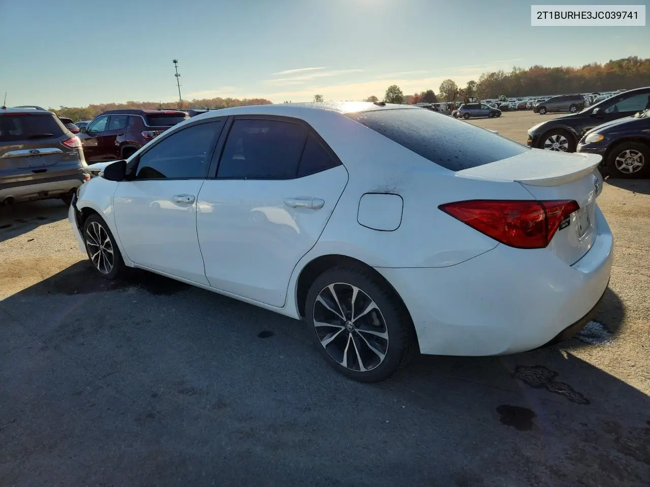 2T1BURHE3JC039741 2018 Toyota Corolla L