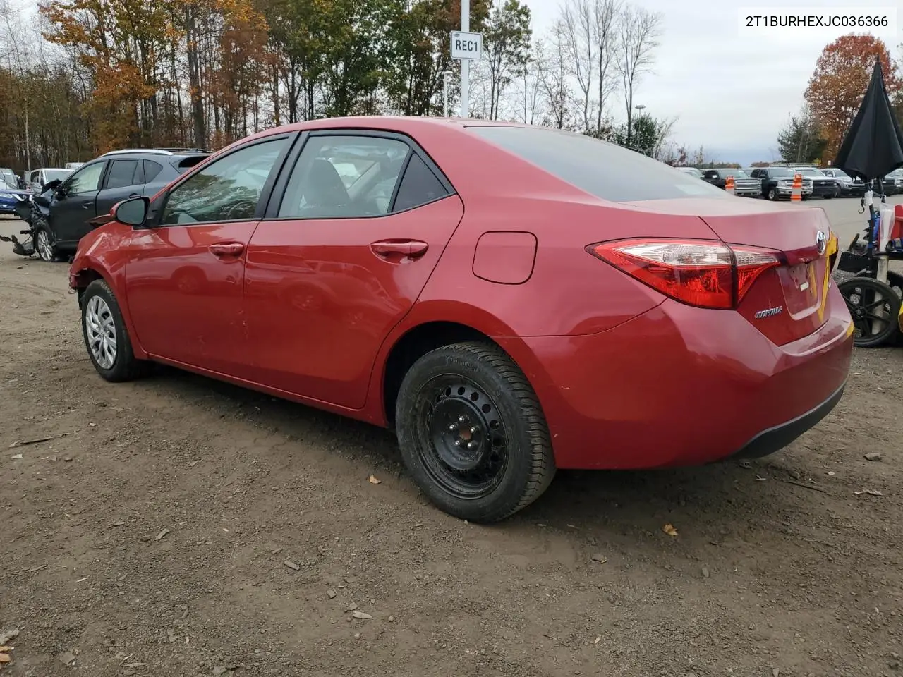 2T1BURHEXJC036366 2018 Toyota Corolla L