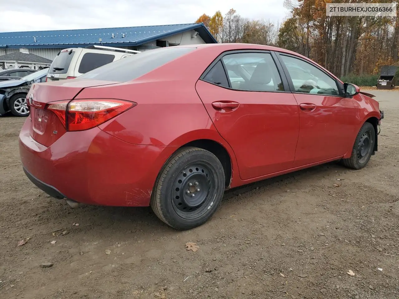 2T1BURHEXJC036366 2018 Toyota Corolla L