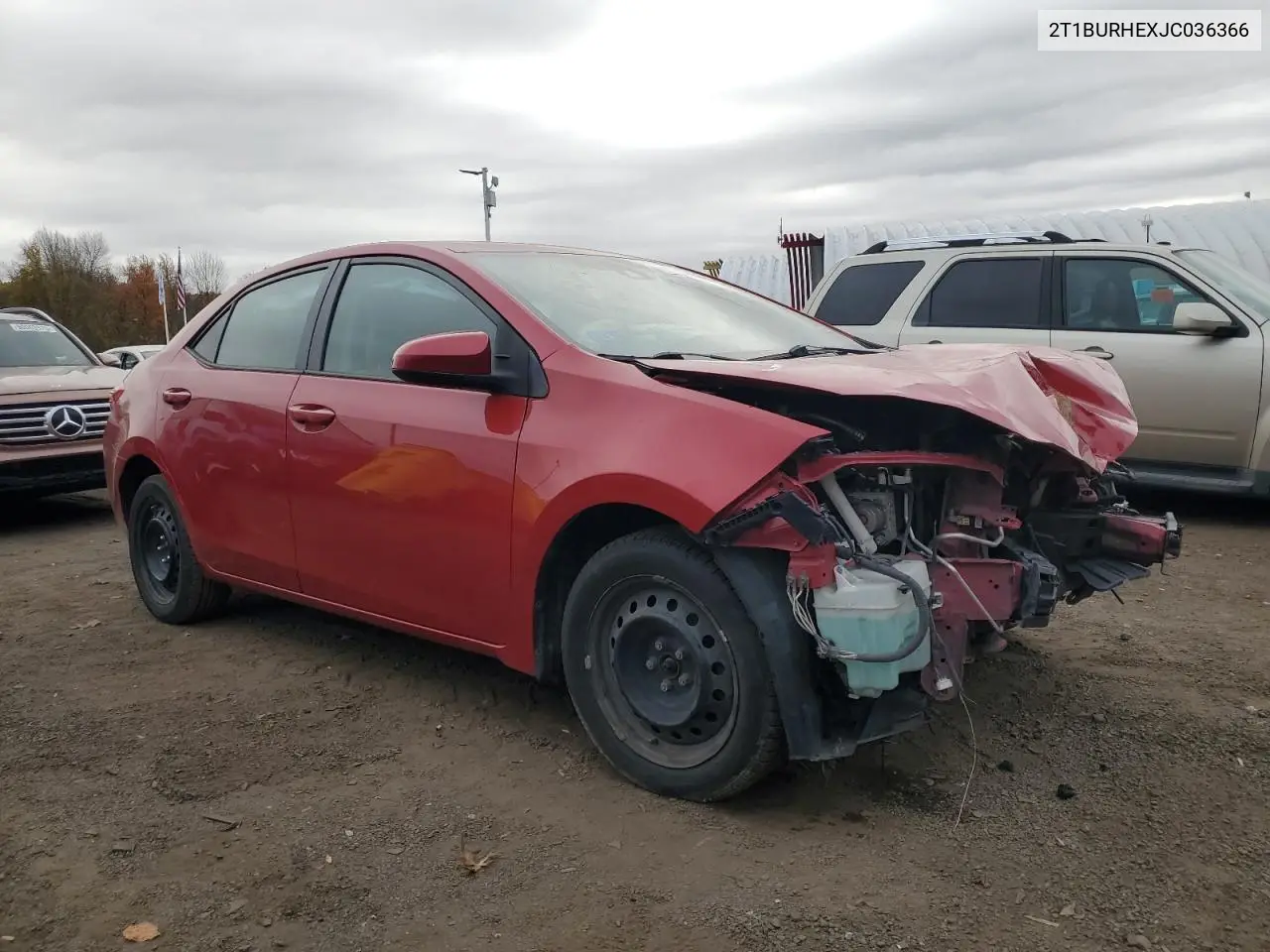 2T1BURHEXJC036366 2018 Toyota Corolla L