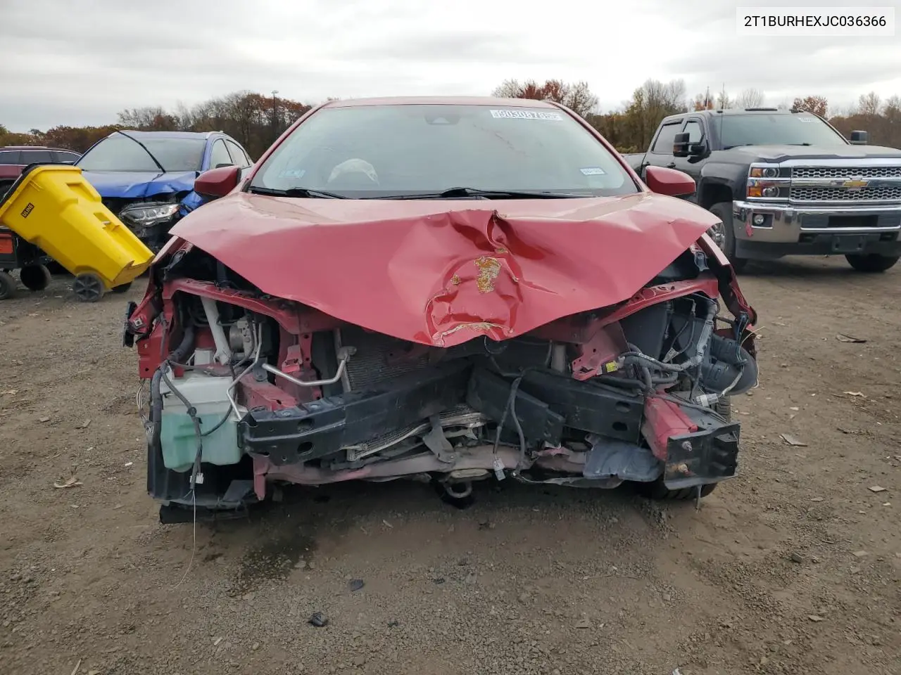 2T1BURHEXJC036366 2018 Toyota Corolla L