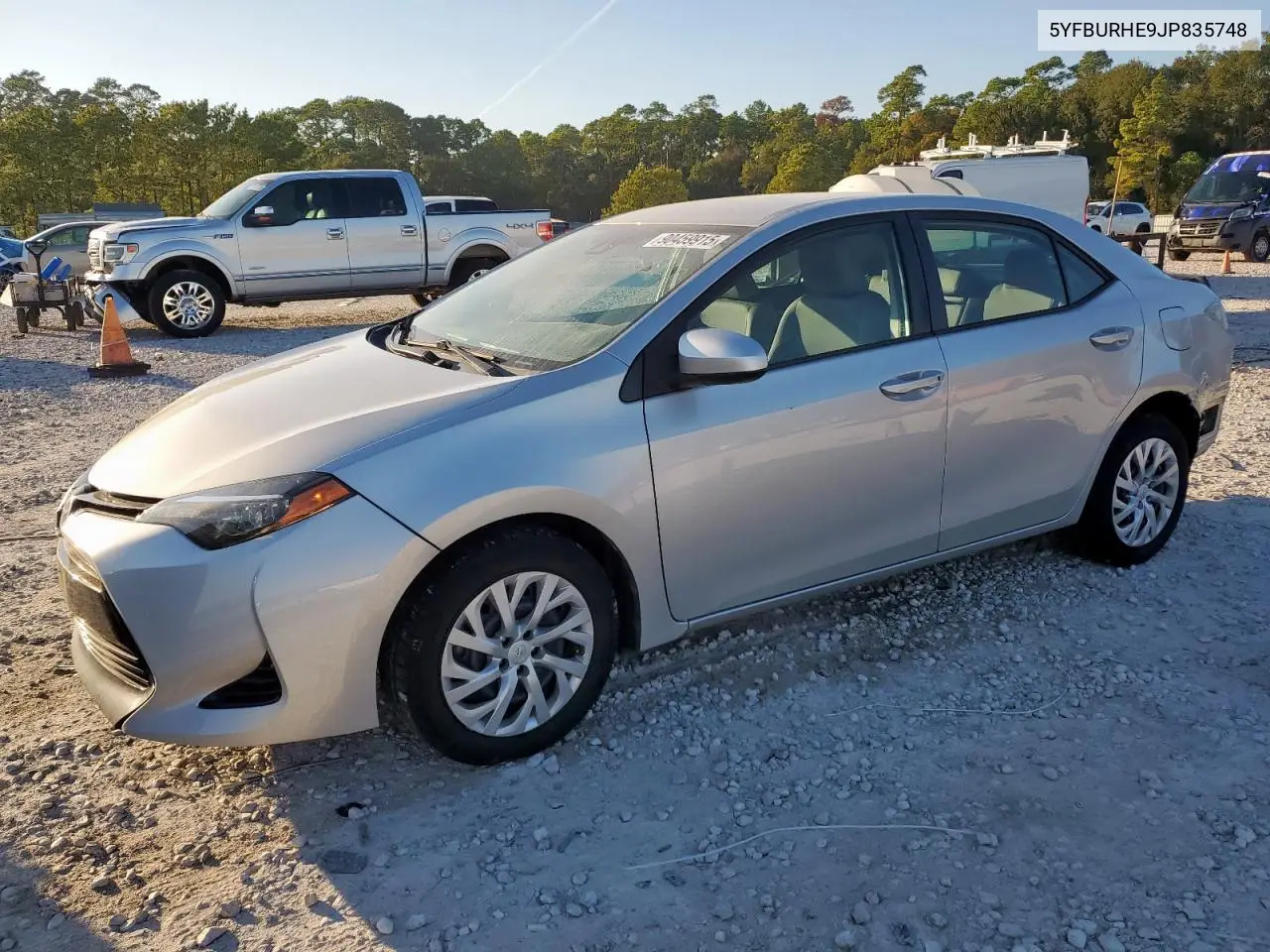 5YFBURHE9JP835748 2018 Toyota Corolla L