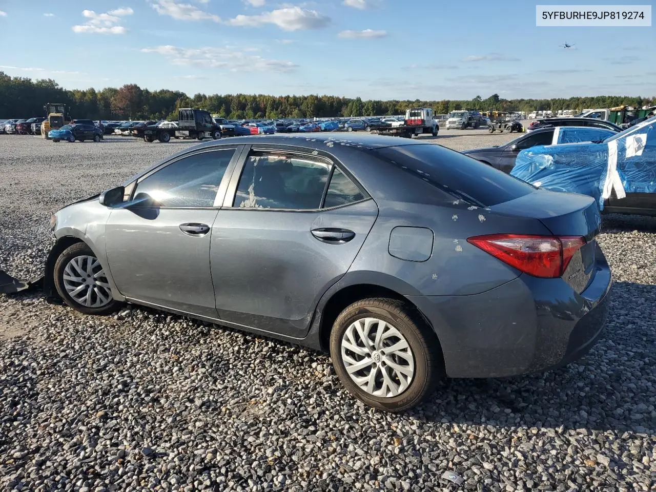 5YFBURHE9JP819274 2018 Toyota Corolla L