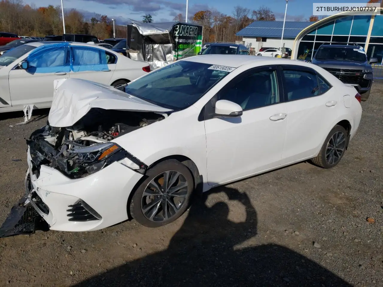 2T1BURHE2JC107737 2018 Toyota Corolla L