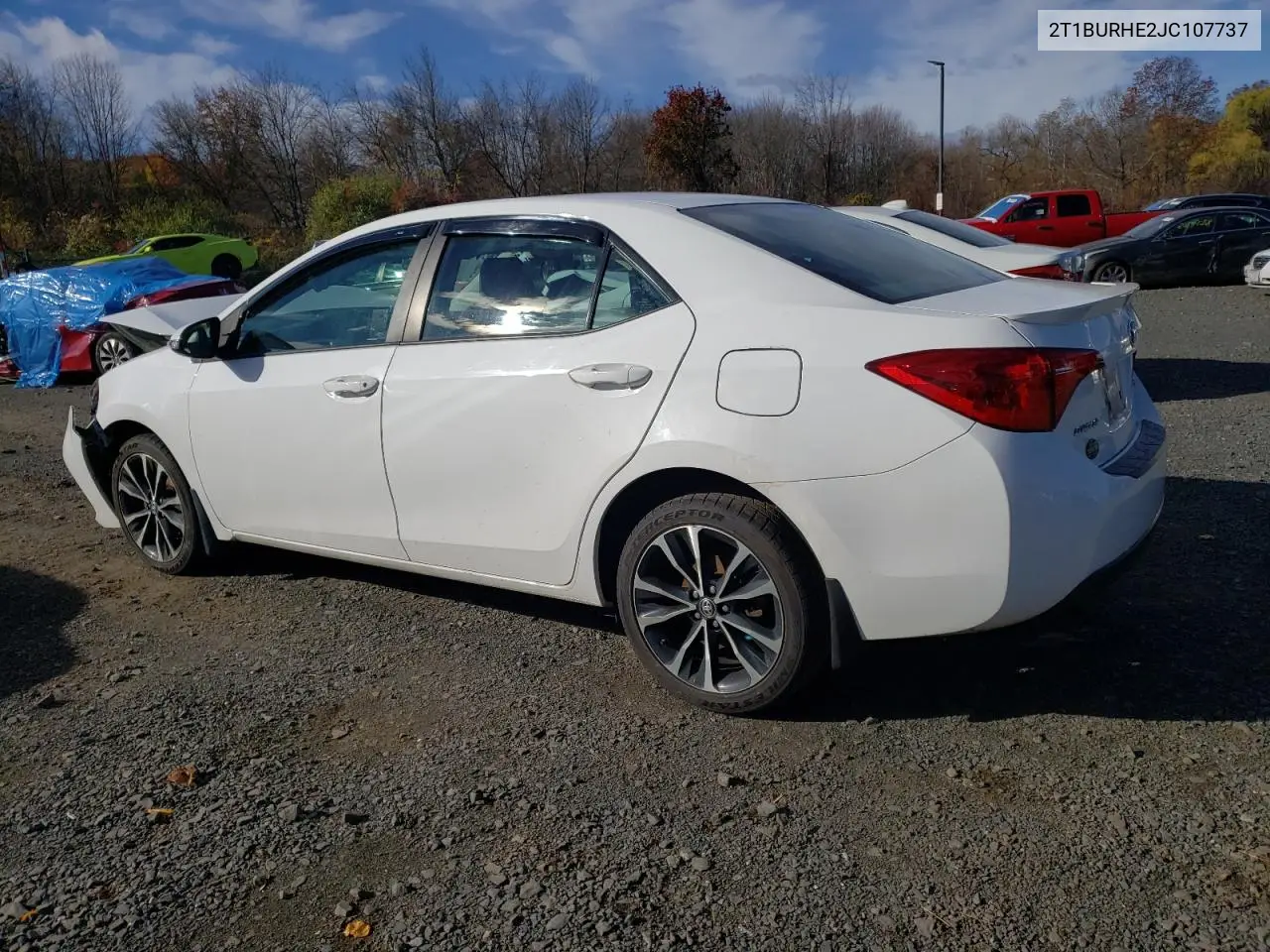 2T1BURHE2JC107737 2018 Toyota Corolla L