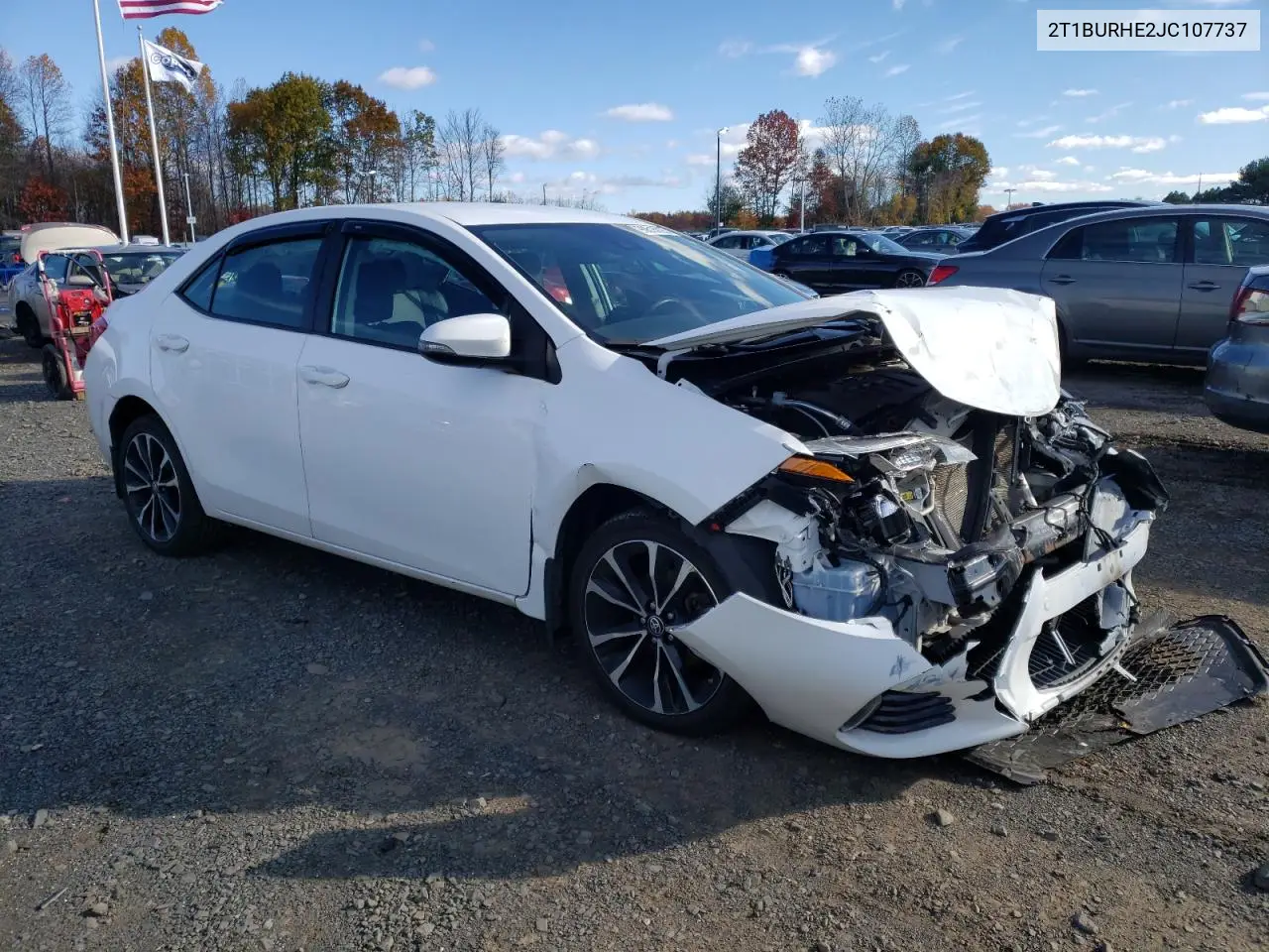 2T1BURHE2JC107737 2018 Toyota Corolla L