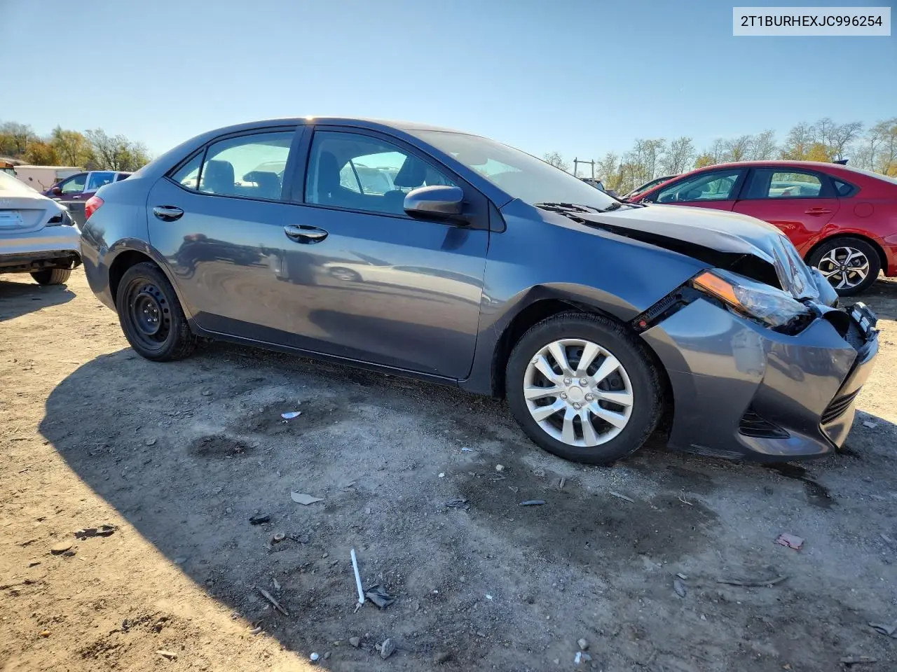 2T1BURHEXJC996254 2018 Toyota Corolla L