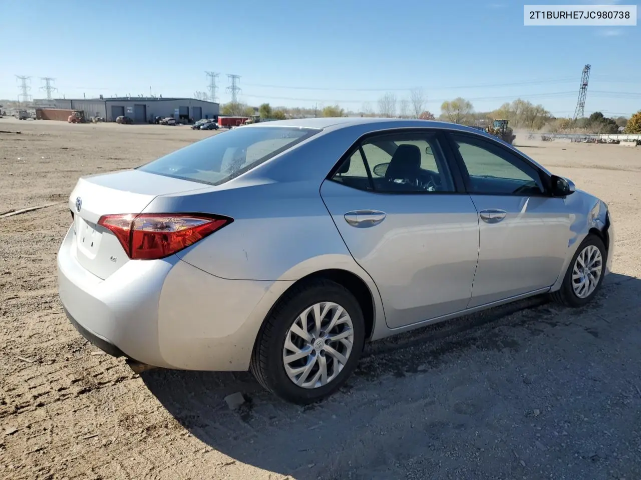 2T1BURHE7JC980738 2018 Toyota Corolla L