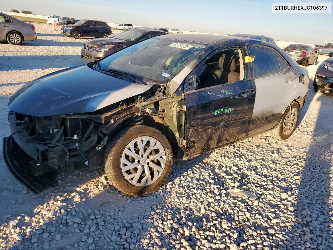 2T1BURHEXJC106397 2018 Toyota Corolla L