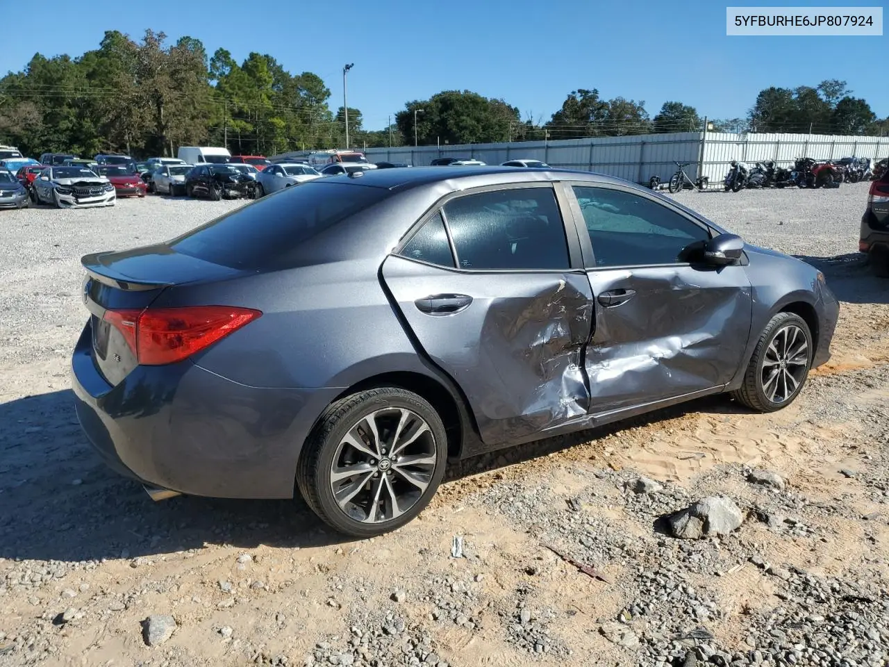 5YFBURHE6JP807924 2018 Toyota Corolla L