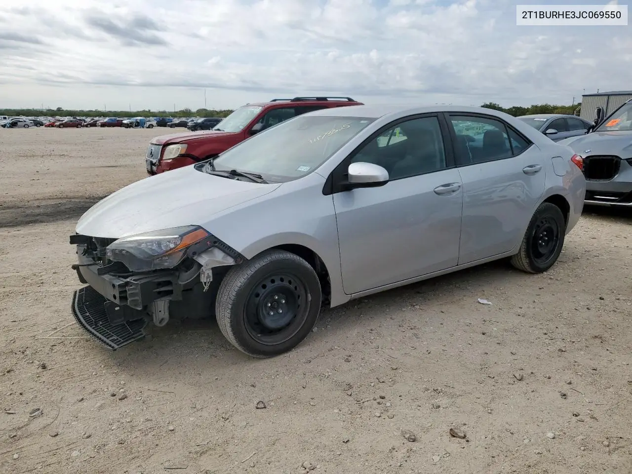 2T1BURHE3JC069550 2018 Toyota Corolla L