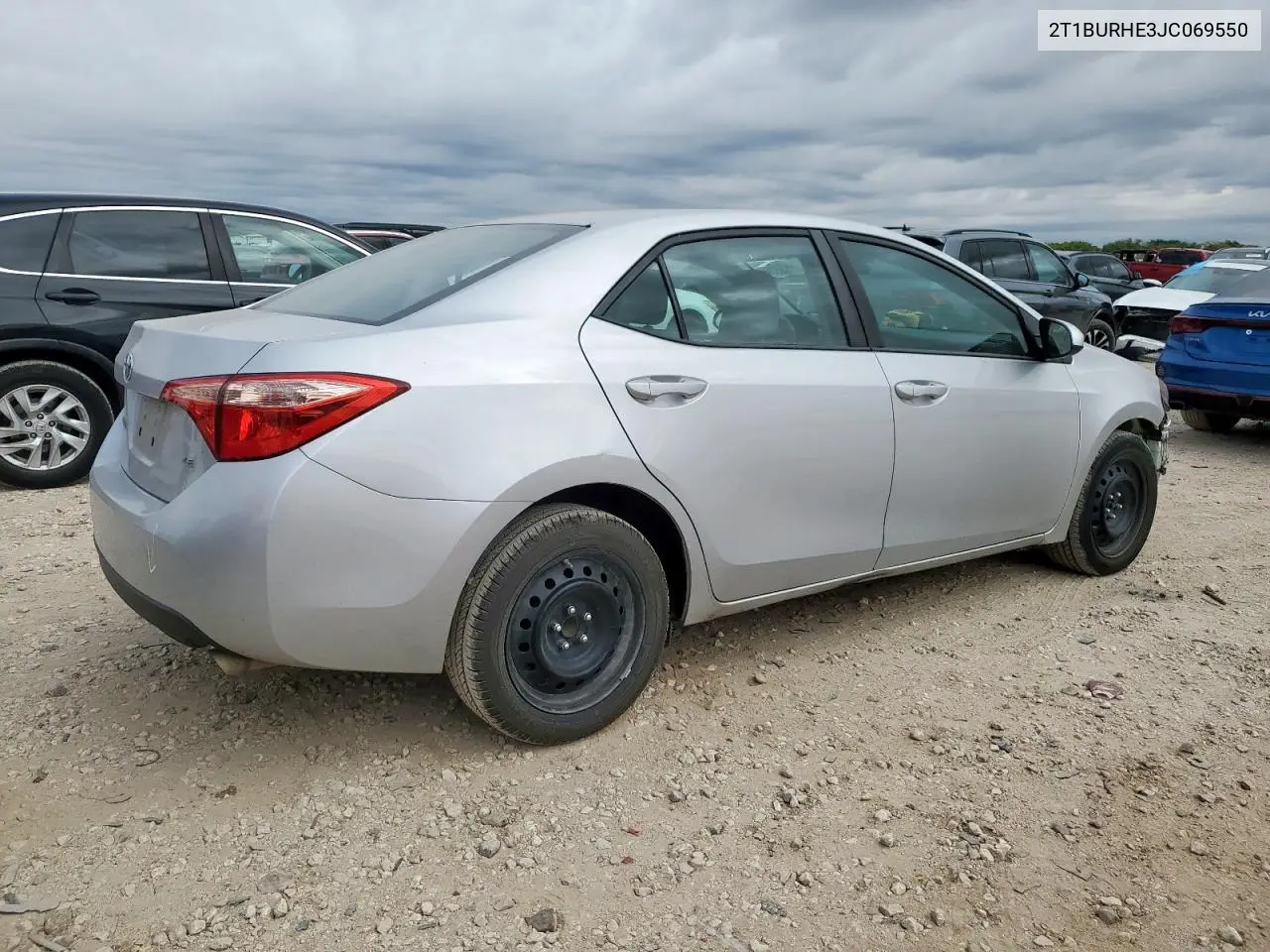 2T1BURHE3JC069550 2018 Toyota Corolla L