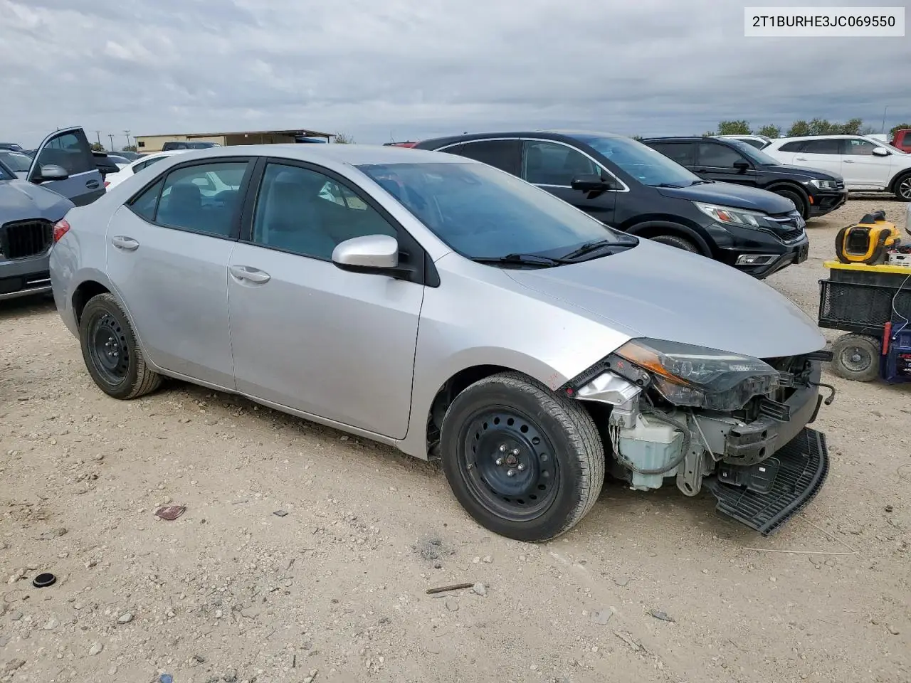2T1BURHE3JC069550 2018 Toyota Corolla L