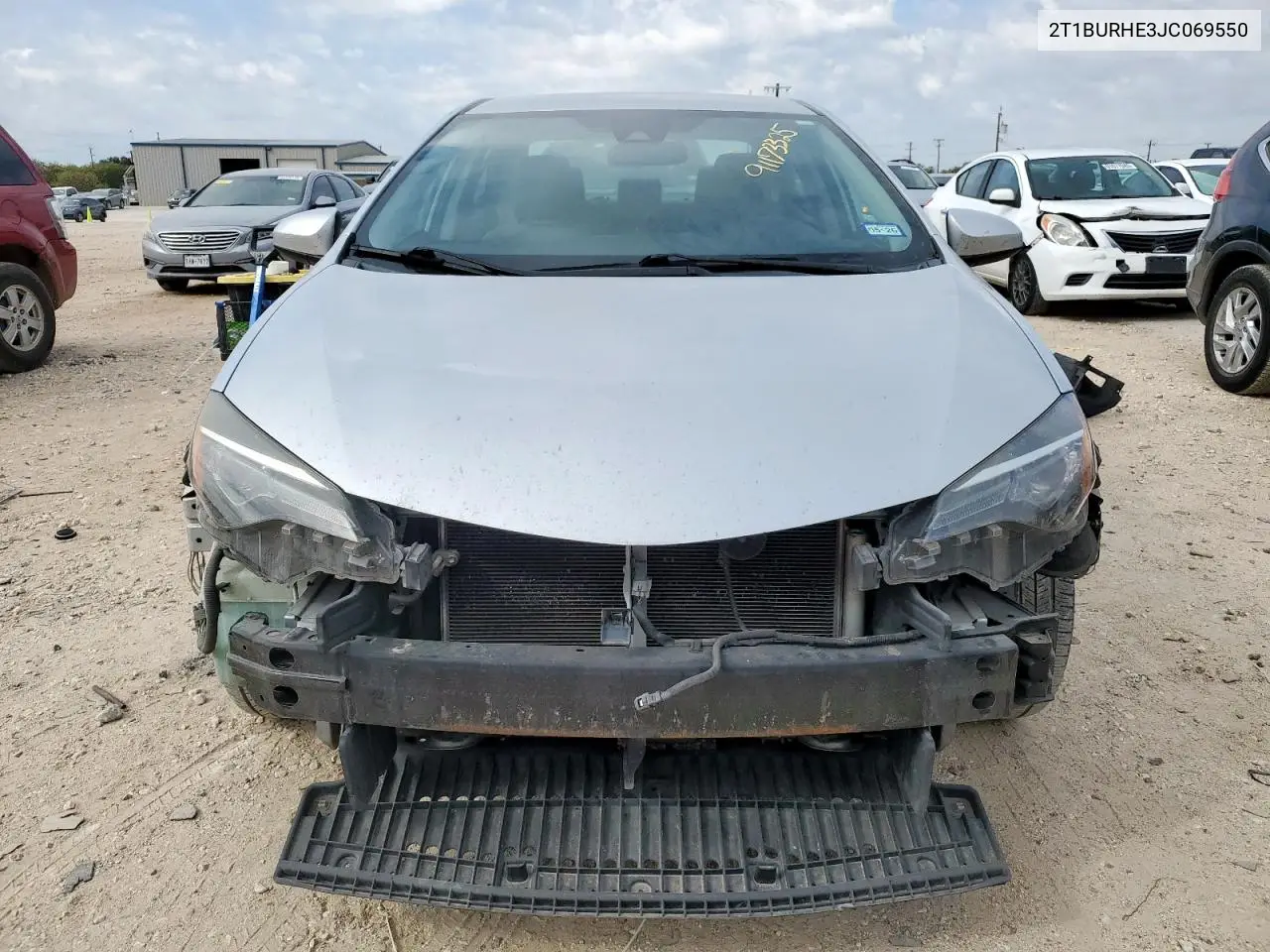 2T1BURHE3JC069550 2018 Toyota Corolla L