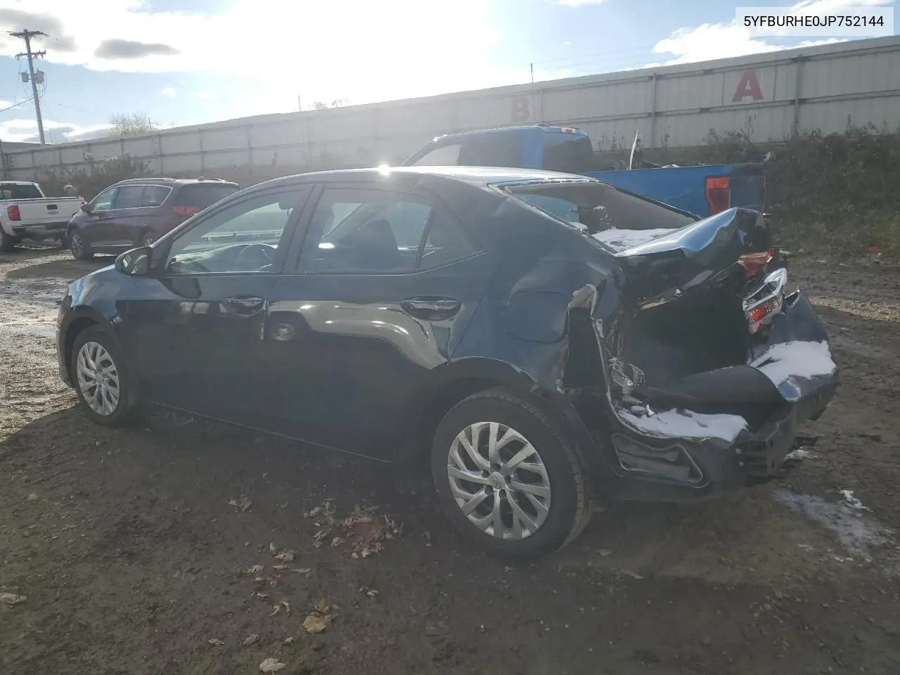5YFBURHE0JP752144 2018 Toyota Corolla L