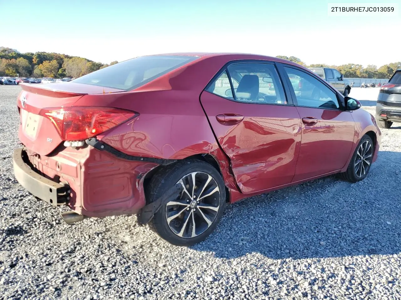 2T1BURHE7JC013059 2018 Toyota Corolla L