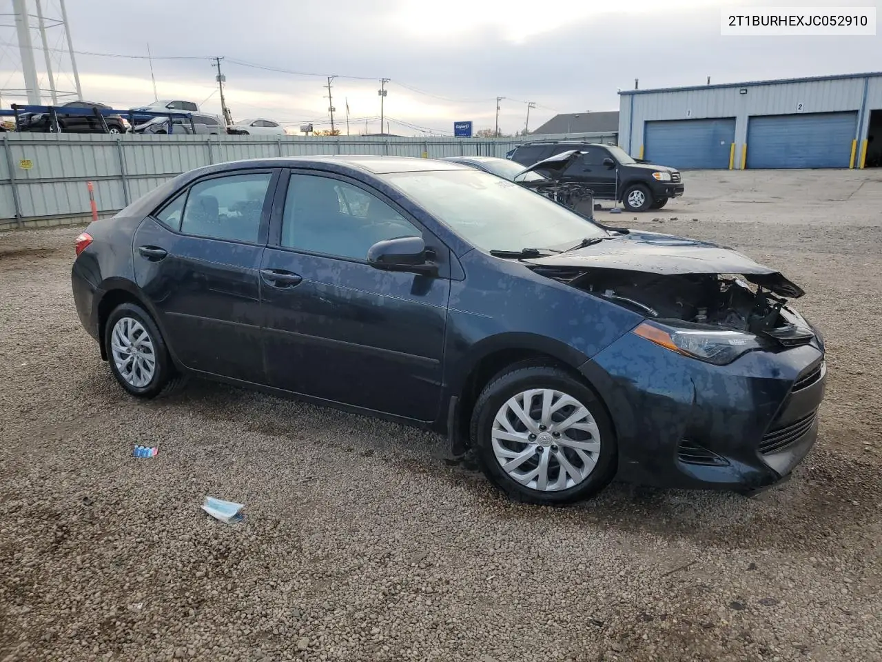 2T1BURHEXJC052910 2018 Toyota Corolla L