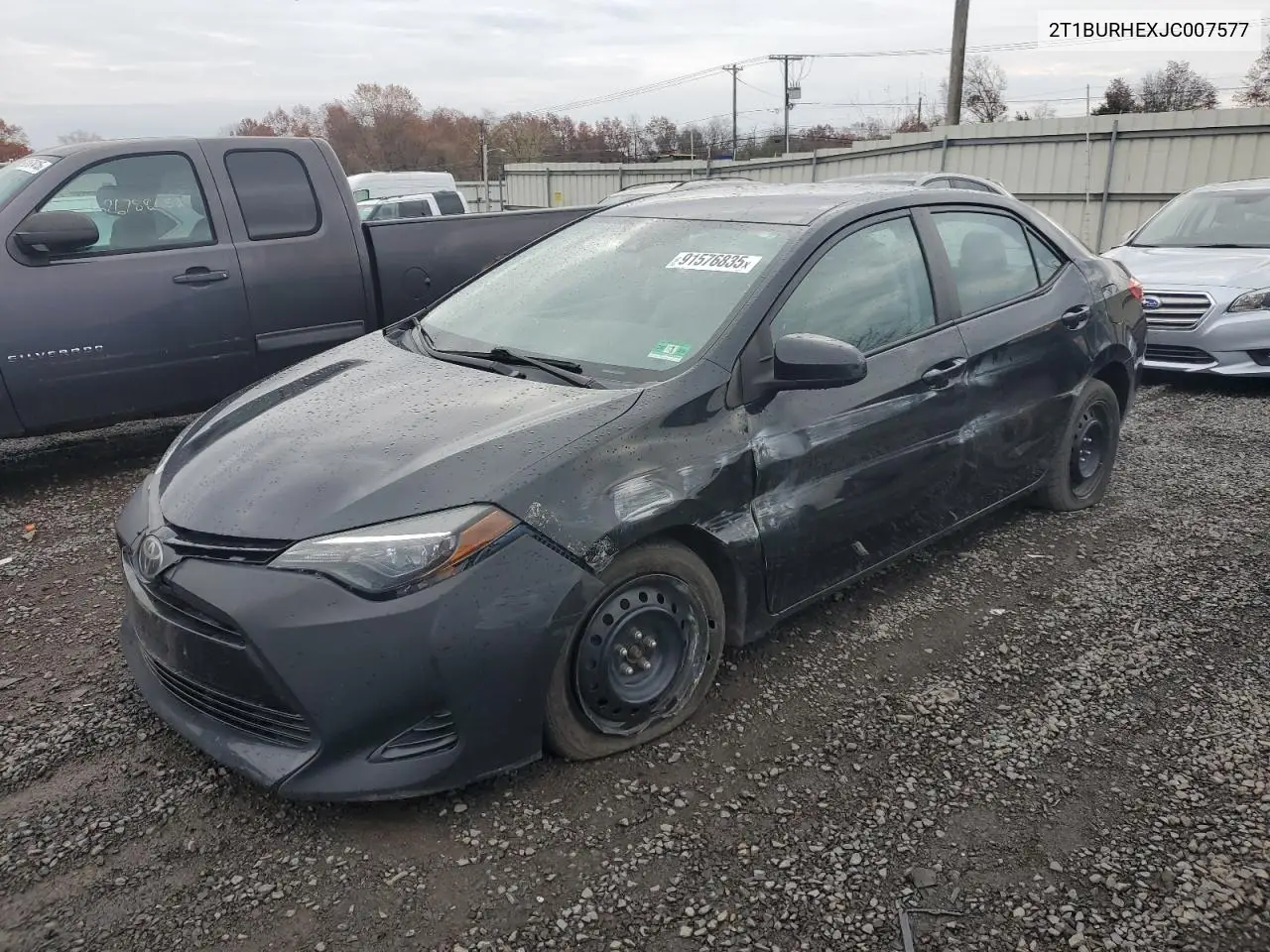 2T1BURHEXJC007577 2018 Toyota Corolla L