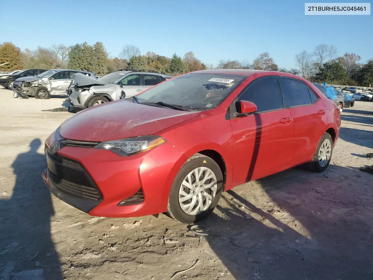 2T1BURHE5JC045461 2018 Toyota Corolla L