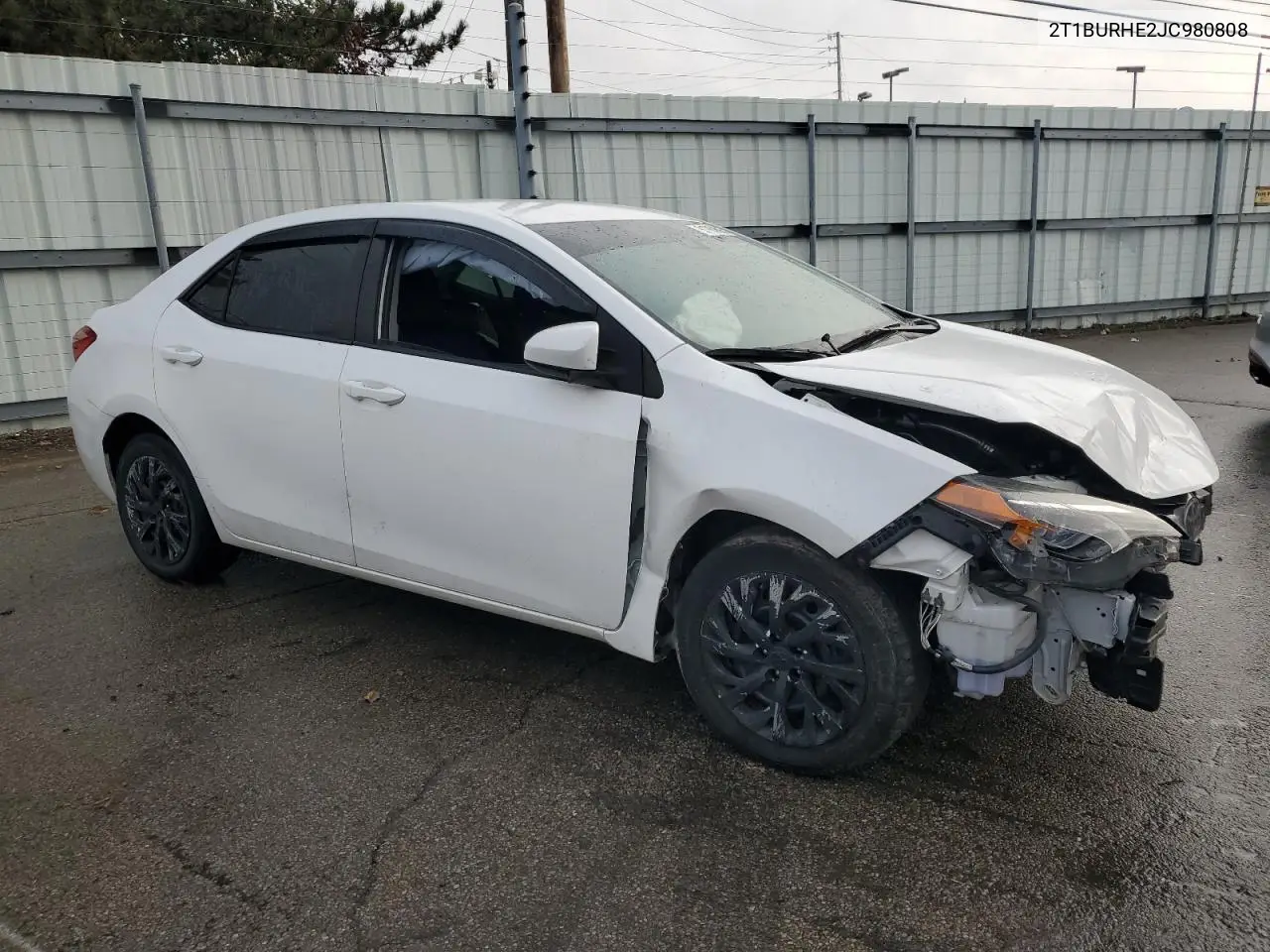 2T1BURHE2JC980808 2018 Toyota Corolla L