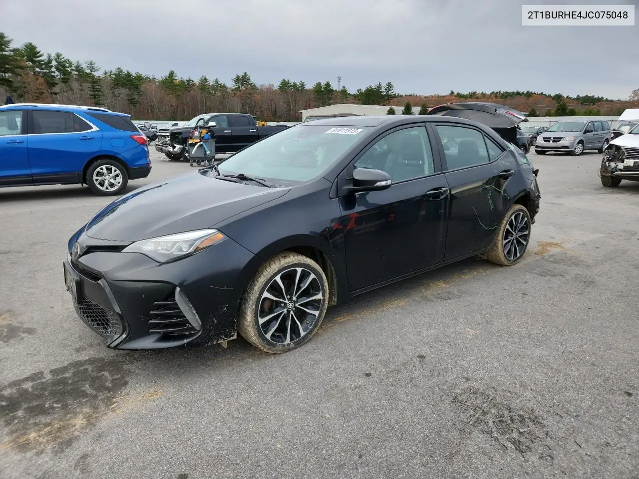 2T1BURHE4JC075048 2018 Toyota Corolla L