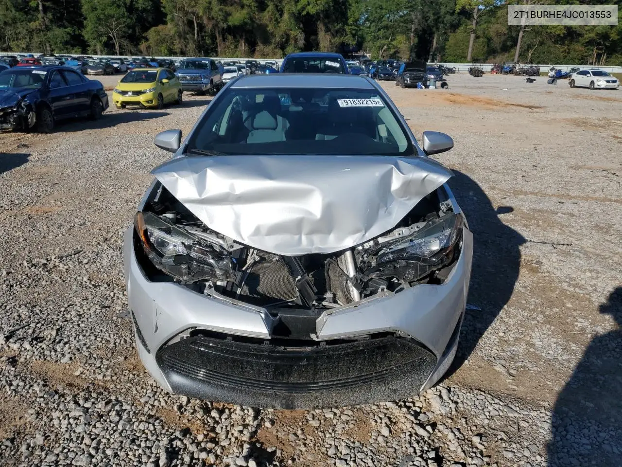 2T1BURHE4JC013553 2018 Toyota Corolla L