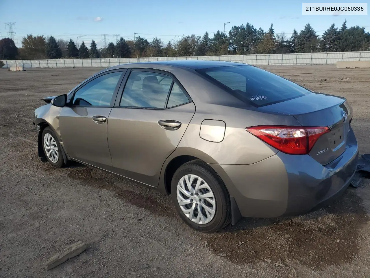 2T1BURHE0JC060336 2018 Toyota Corolla L