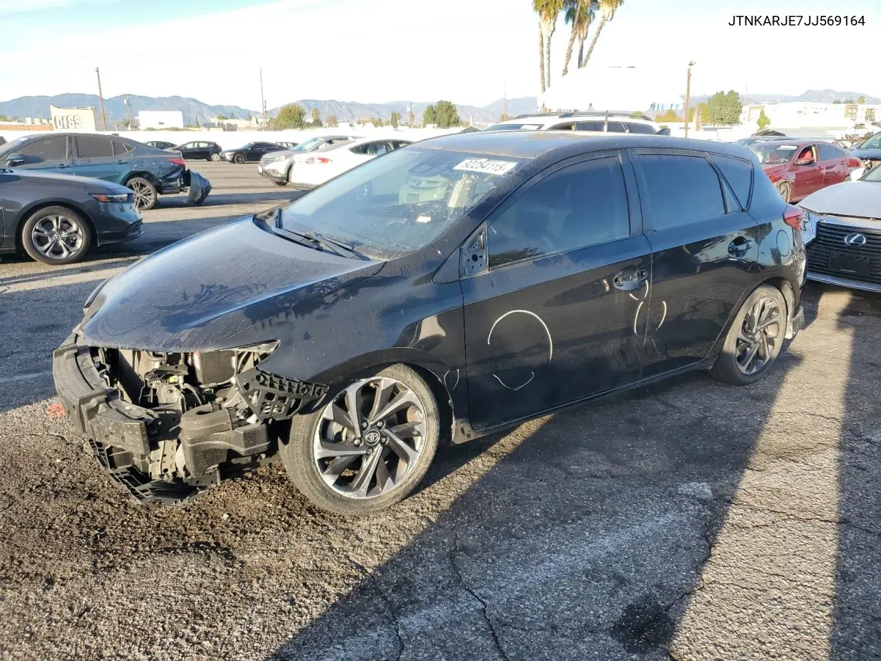 JTNKARJE7JJ569164 2018 Toyota Corolla Im