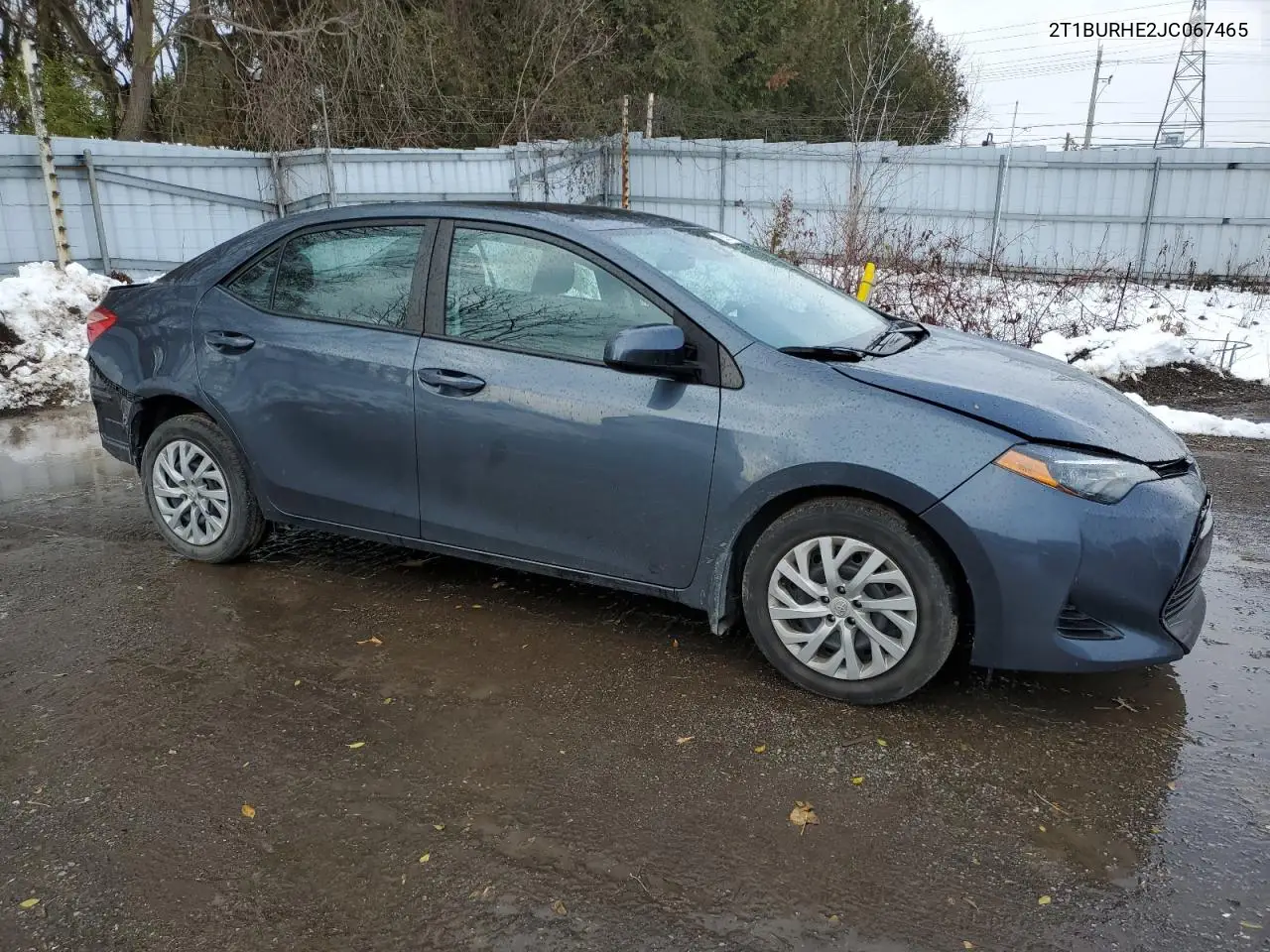 2T1BURHE2JC067465 2018 Toyota Corolla L