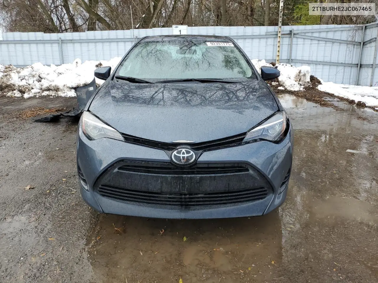 2T1BURHE2JC067465 2018 Toyota Corolla L
