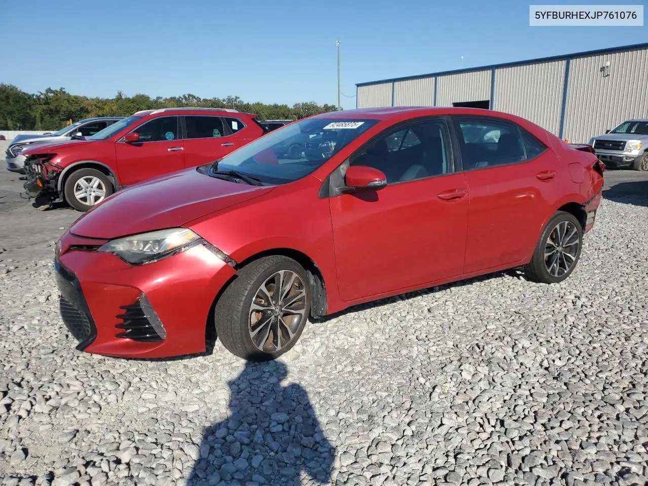 5YFBURHEXJP761076 2018 Toyota Corolla L