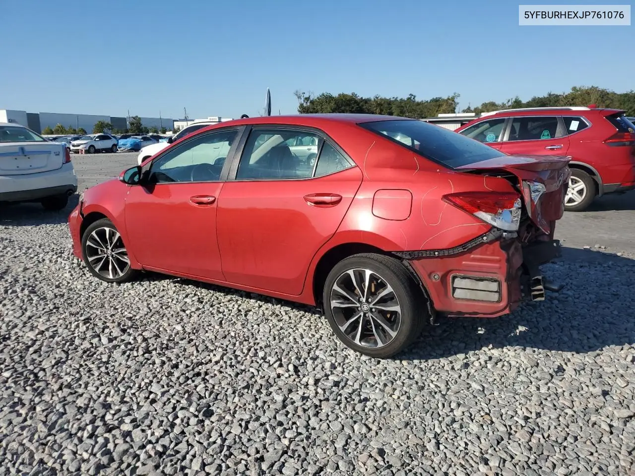 5YFBURHEXJP761076 2018 Toyota Corolla L