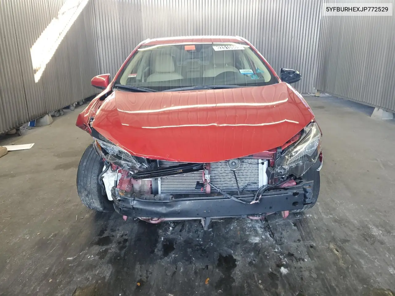 5YFBURHEXJP772529 2018 Toyota Corolla L