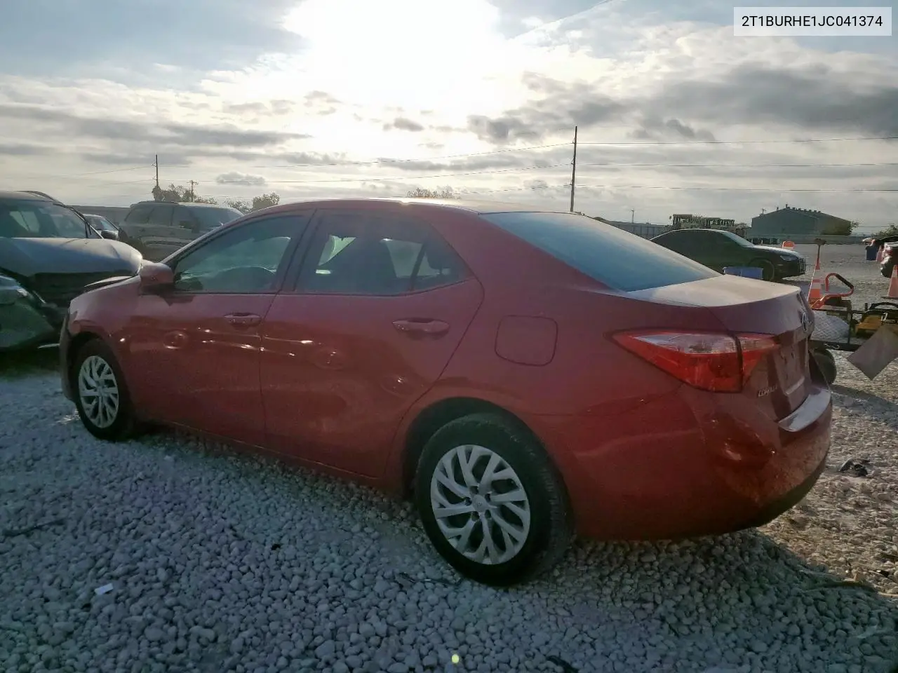 2T1BURHE1JC041374 2018 Toyota Corolla L