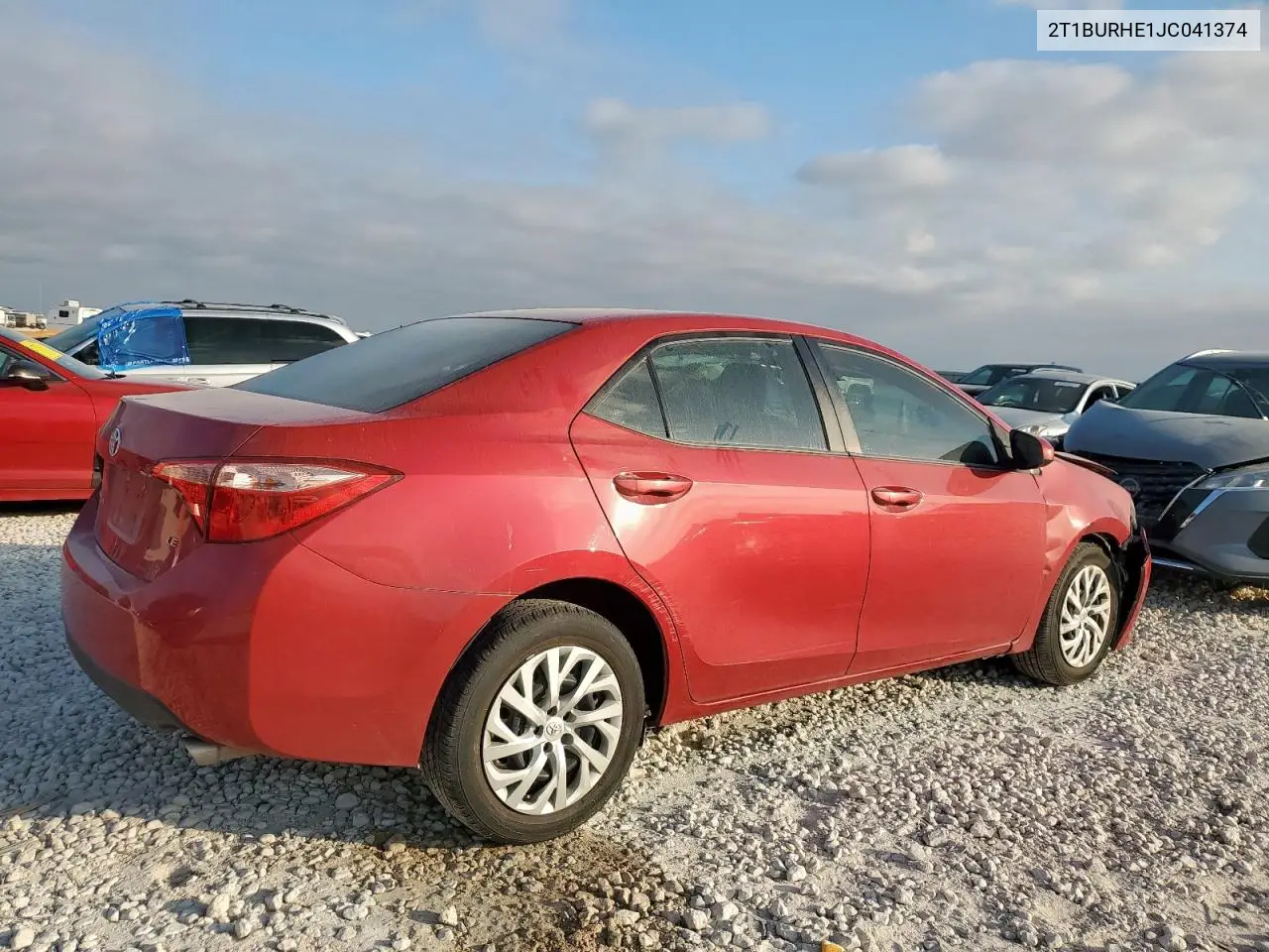 2T1BURHE1JC041374 2018 Toyota Corolla L