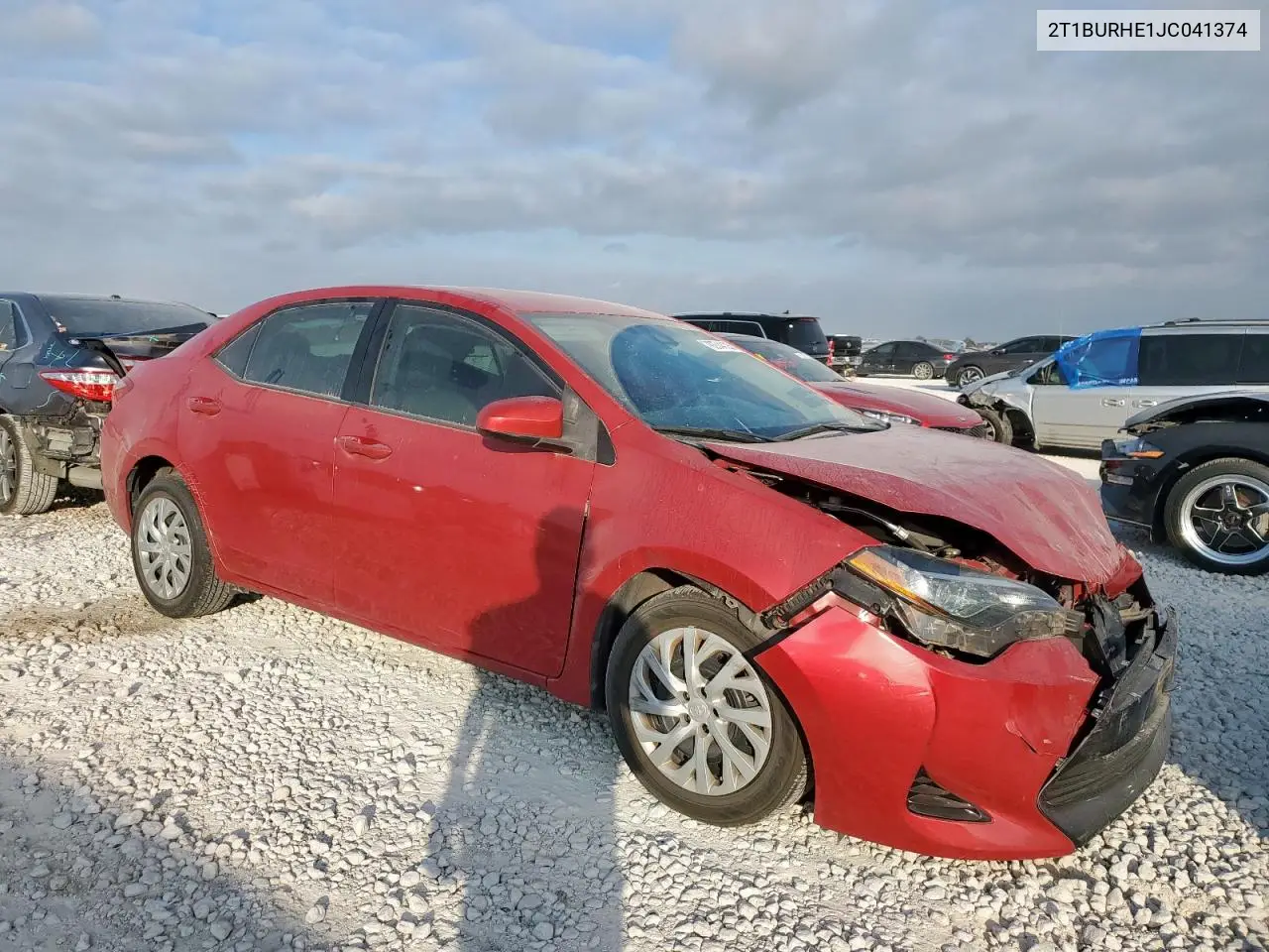 2T1BURHE1JC041374 2018 Toyota Corolla L