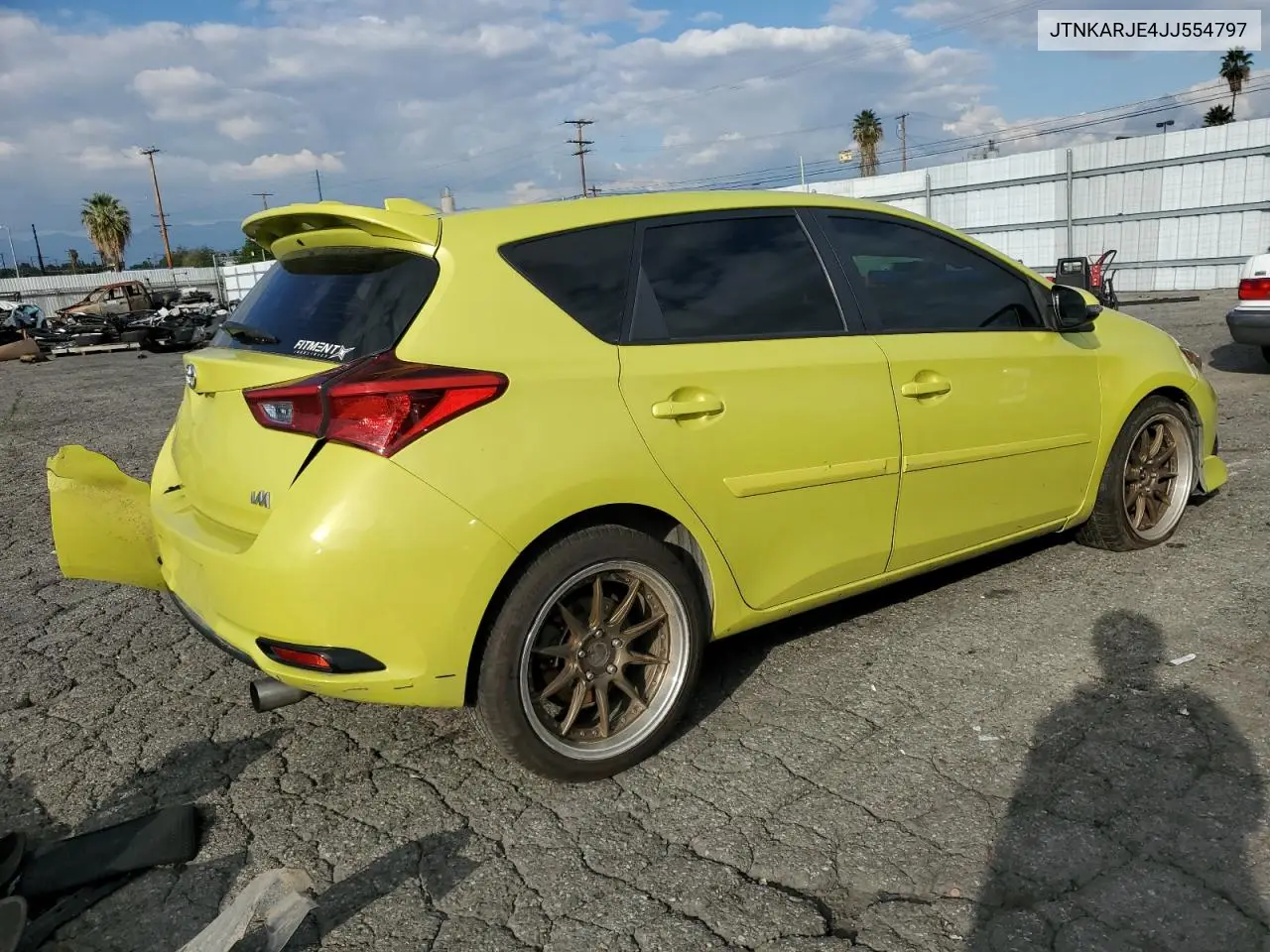 JTNKARJE4JJ554797 2018 Toyota Corolla Im