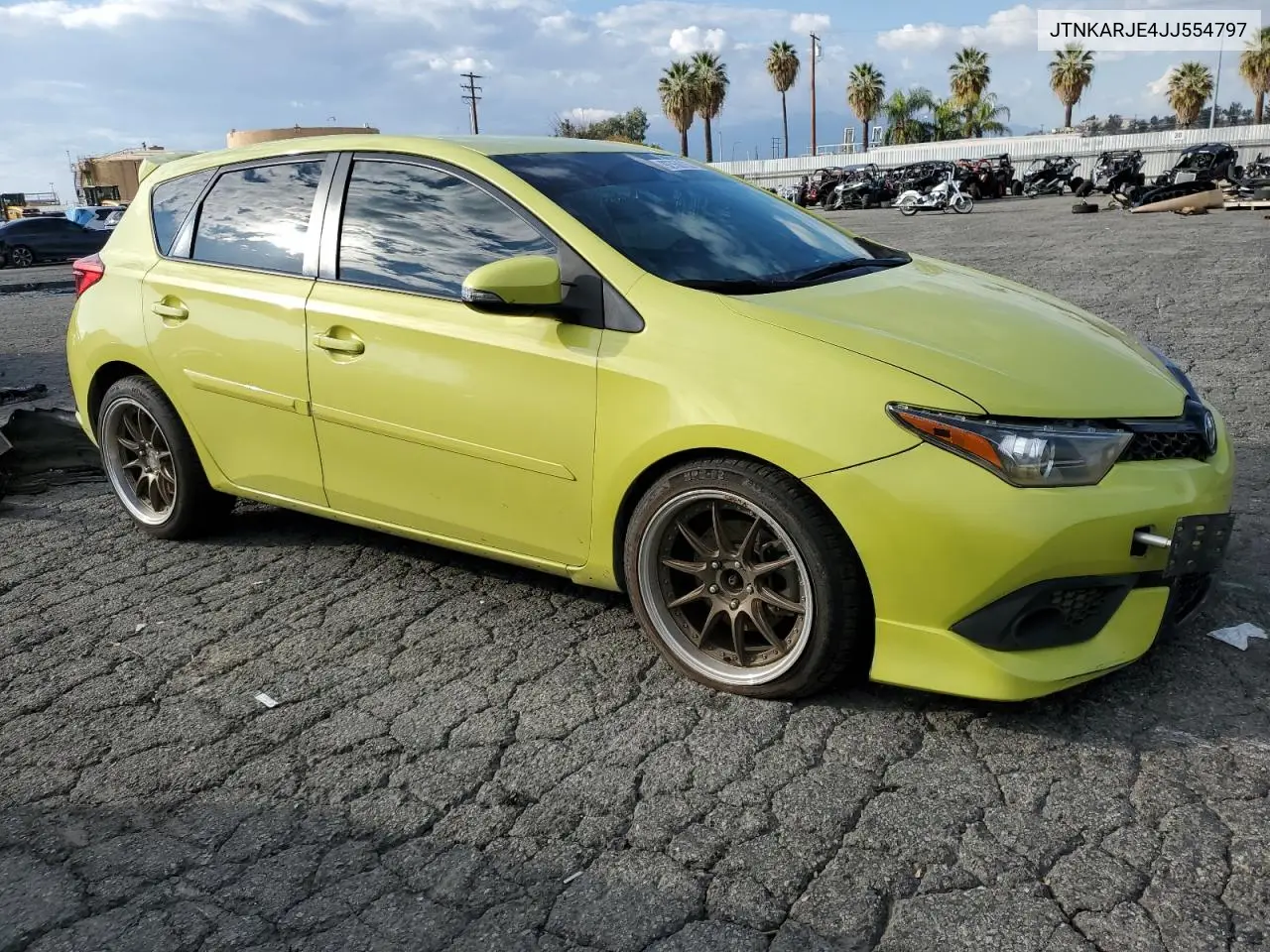 JTNKARJE4JJ554797 2018 Toyota Corolla Im