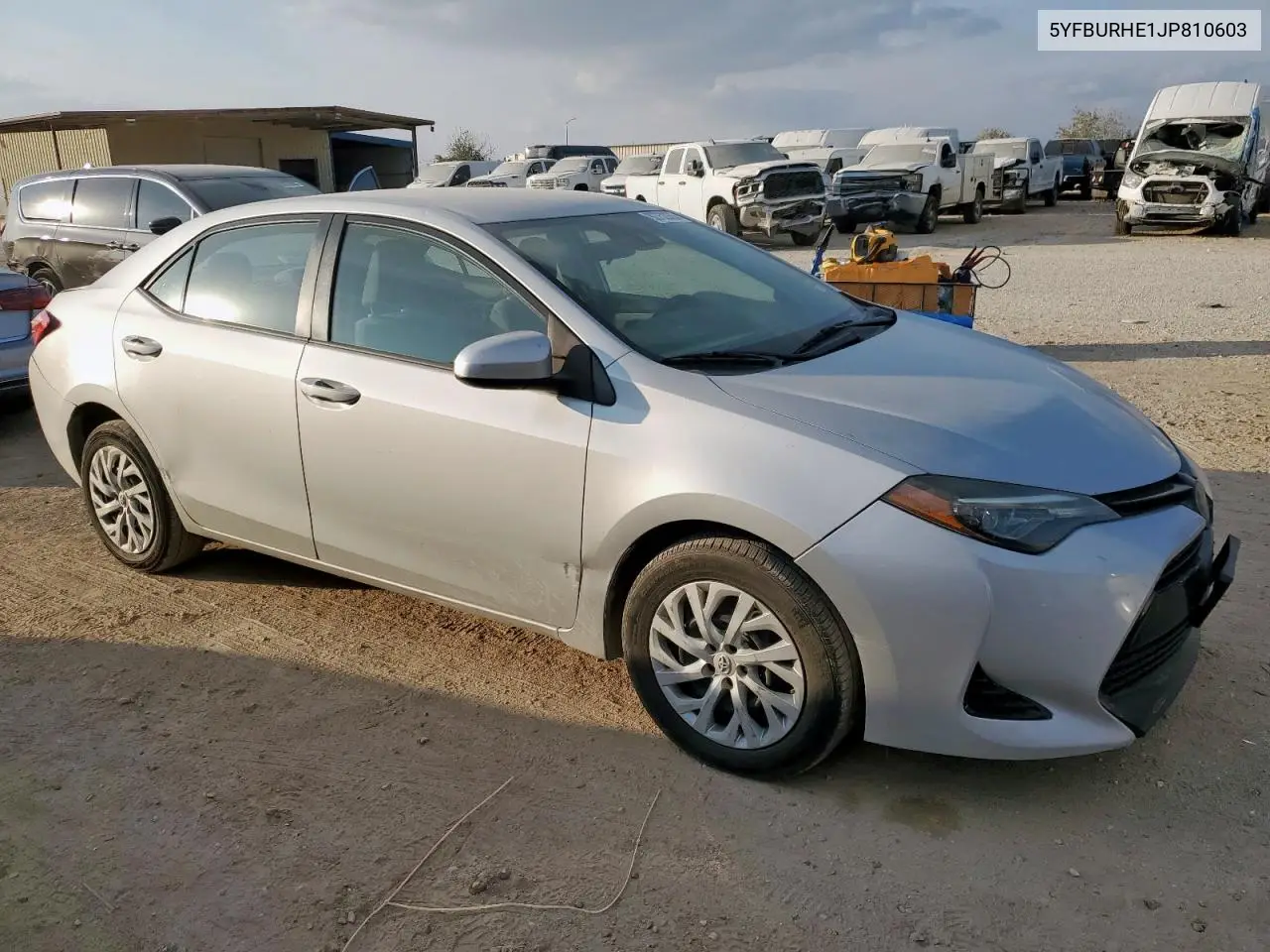 5YFBURHE1JP810603 2018 Toyota Corolla L